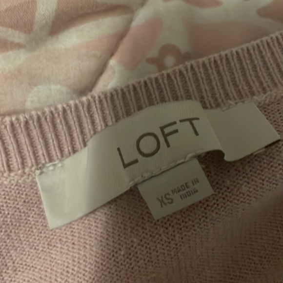 Embroidered Pink Crewneck Sweater - Picture 3 of 3